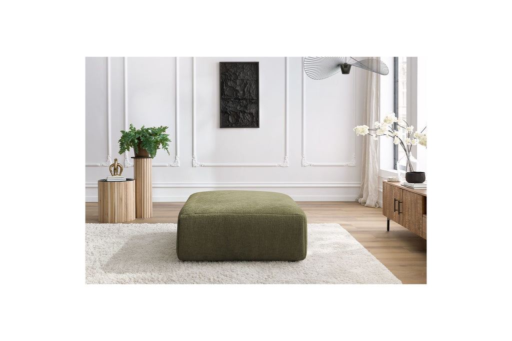 Jeanne - Large Pouffe - Textured Fabric