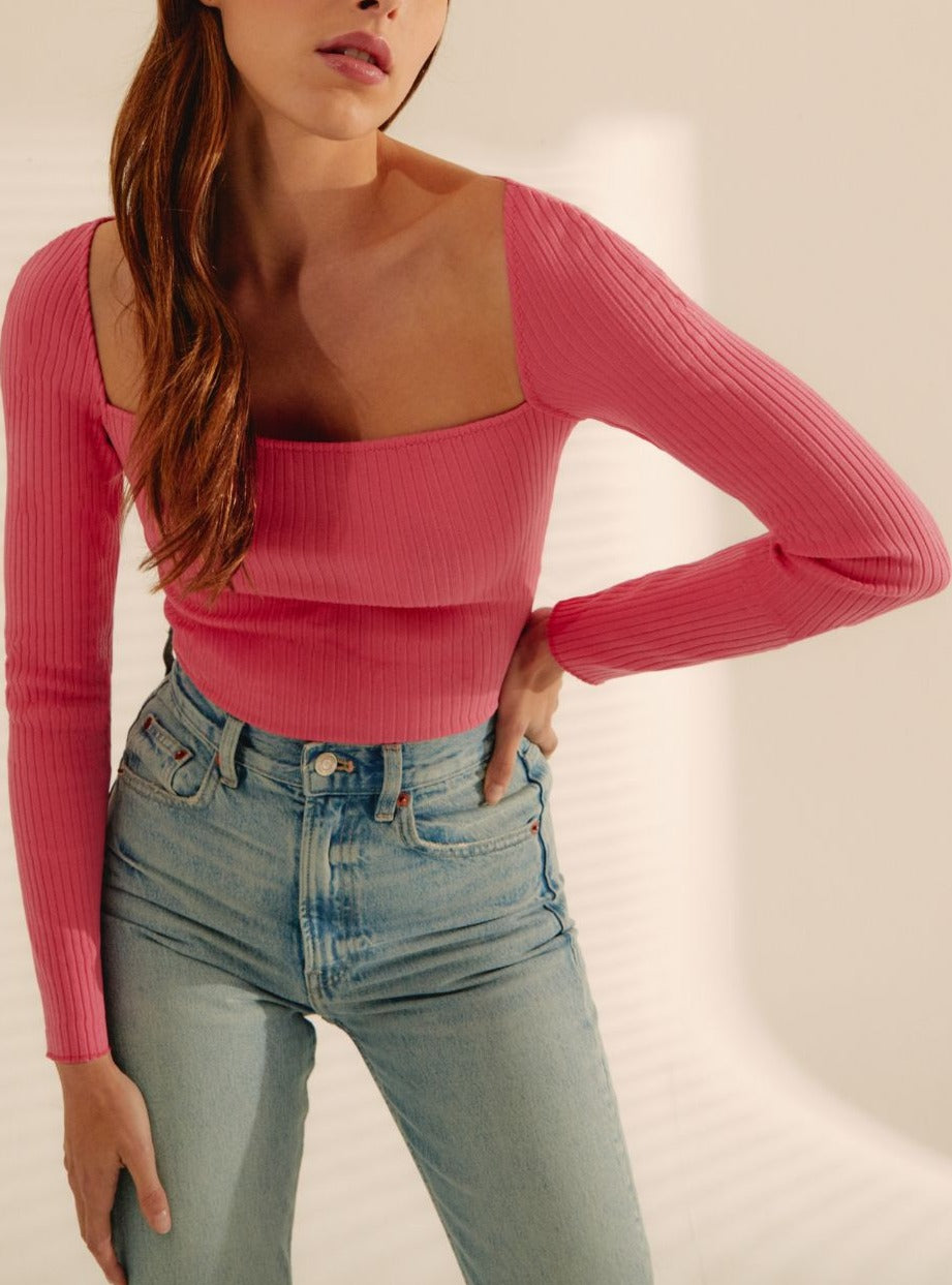 Top Square Soft Pink