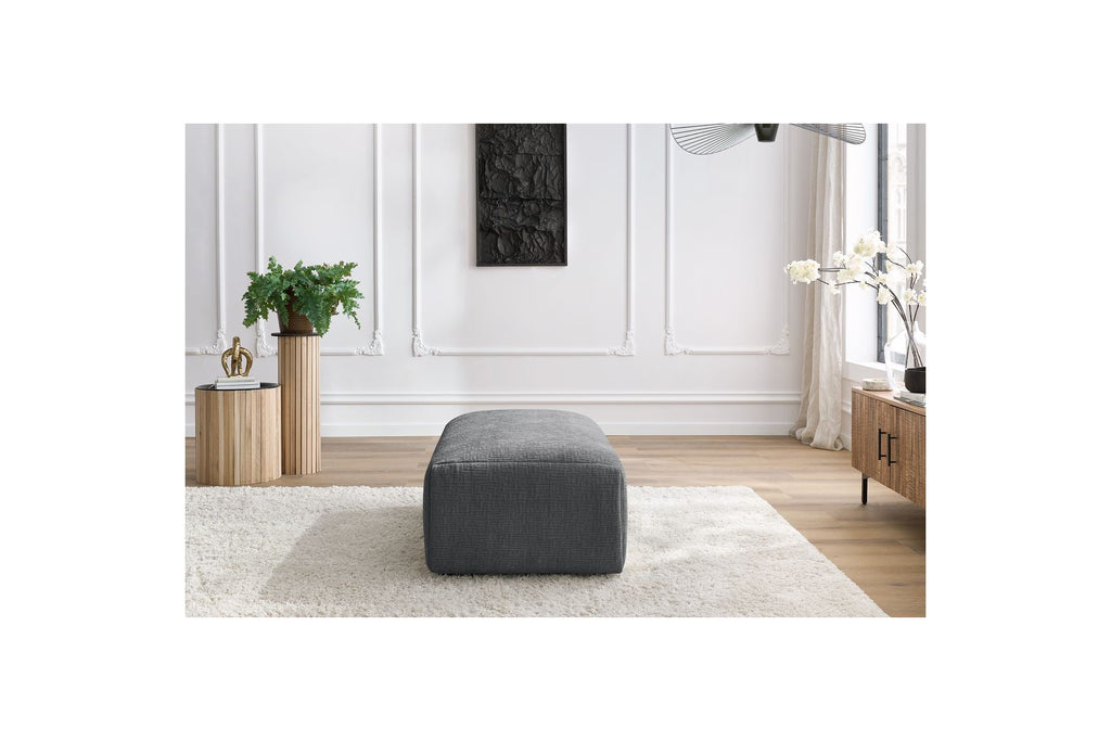 Jeanne - Small Pouffe - Textured Fabric
