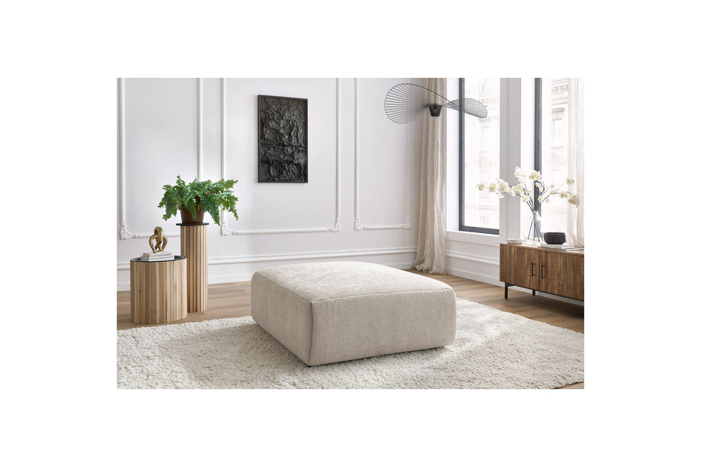 Jeanne - Large Pouffe - Textured Fabric