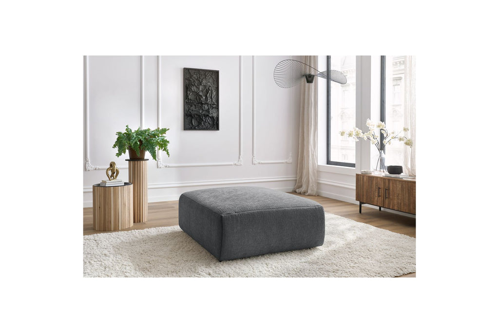 Jeanne - Large Pouffe - Textured Fabric