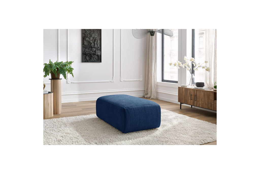 Jeanne - Small Pouffe - Textured Fabric