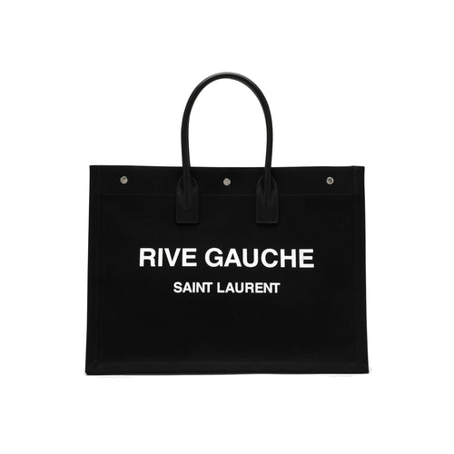 Saint Laurent Rive Gauche Tote Bag - Black - Woman