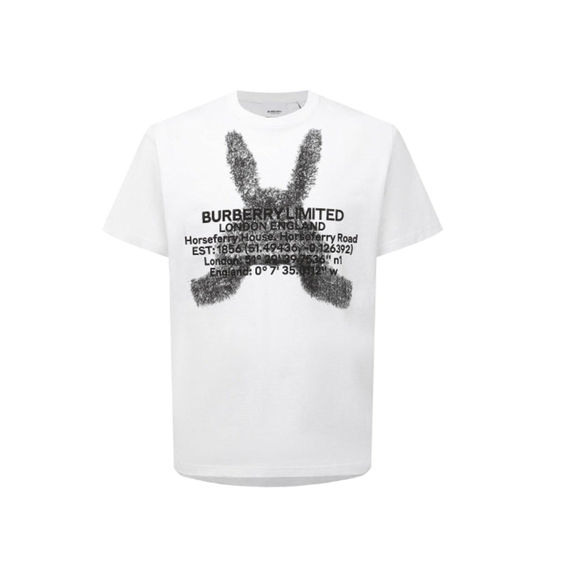 T-Shirt Burberry Cotton - Blanc - Homme