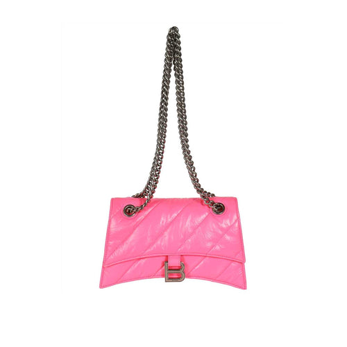Balenciaga Crush Small Chain Bag - Fuchsia - Woman