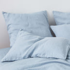 2 fundas de almohada de lino lavado - Glaciar - MOST - The Bradery