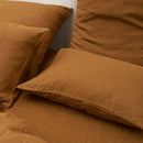 2 Washed Linen Pillowcases - Moka - MOST - The Bradery