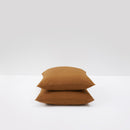 2 Washed Linen Pillowcases - Moka - MOST - The Bradery