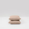 2 fundas de almohada de percal de algodón lavado - Arcilla - MOST - The Bradery