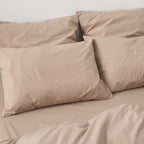 2 fundas de almohada de percal de algodón lavado - Arcilla - MOST - The Bradery