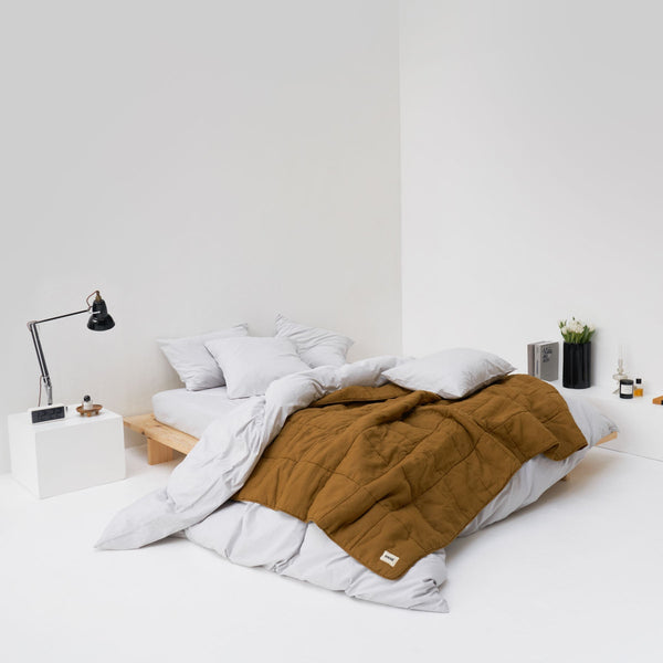 2 pillowcases in pebble washed cotton percale Most pillowcases