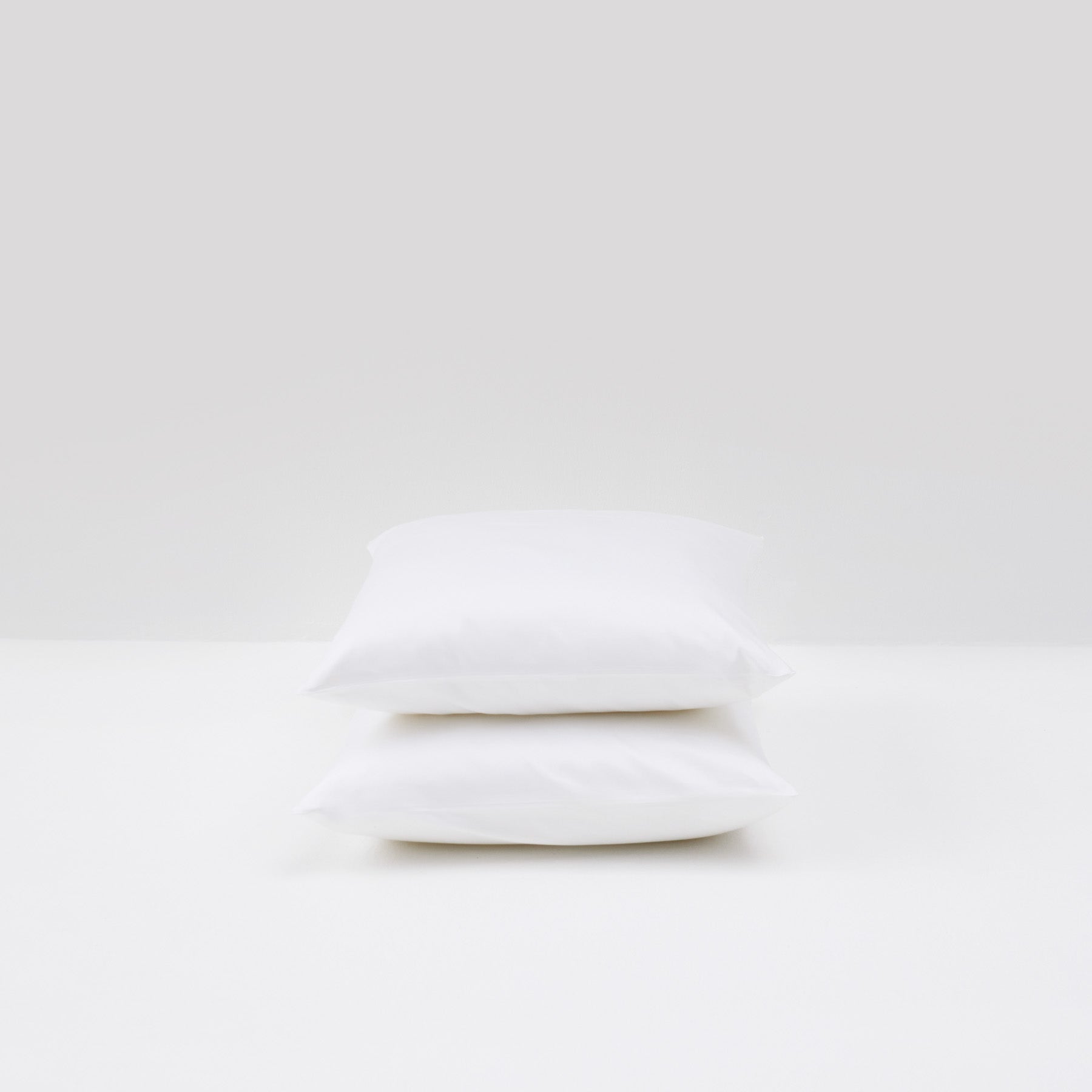 2 fundas de almohada de satén de algodón - Blanco - MOST - The Bradery