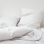 2 fundas de almohada de satén de algodón - Pebble - MOST - The Bradery