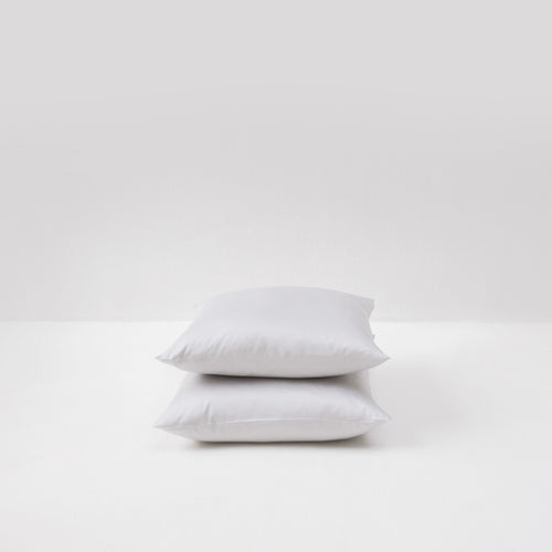 2 Satin Cotton Pillowcases - Pebble - MOST - The Bradery