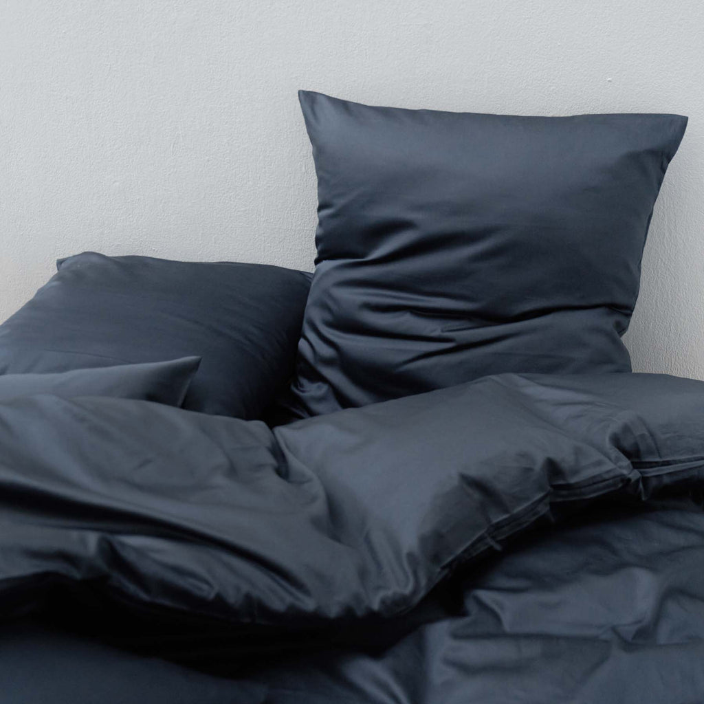 2 fundas de almohada de satén de algodón - Storm - MOST - The Bradery