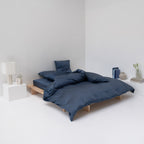 2 fundas de almohada de satén de algodón - Storm - MOST - The Bradery