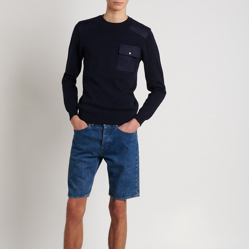 Maison Standards - Bermudas en Denim Eco-Wash - Denim - Raw Hombre