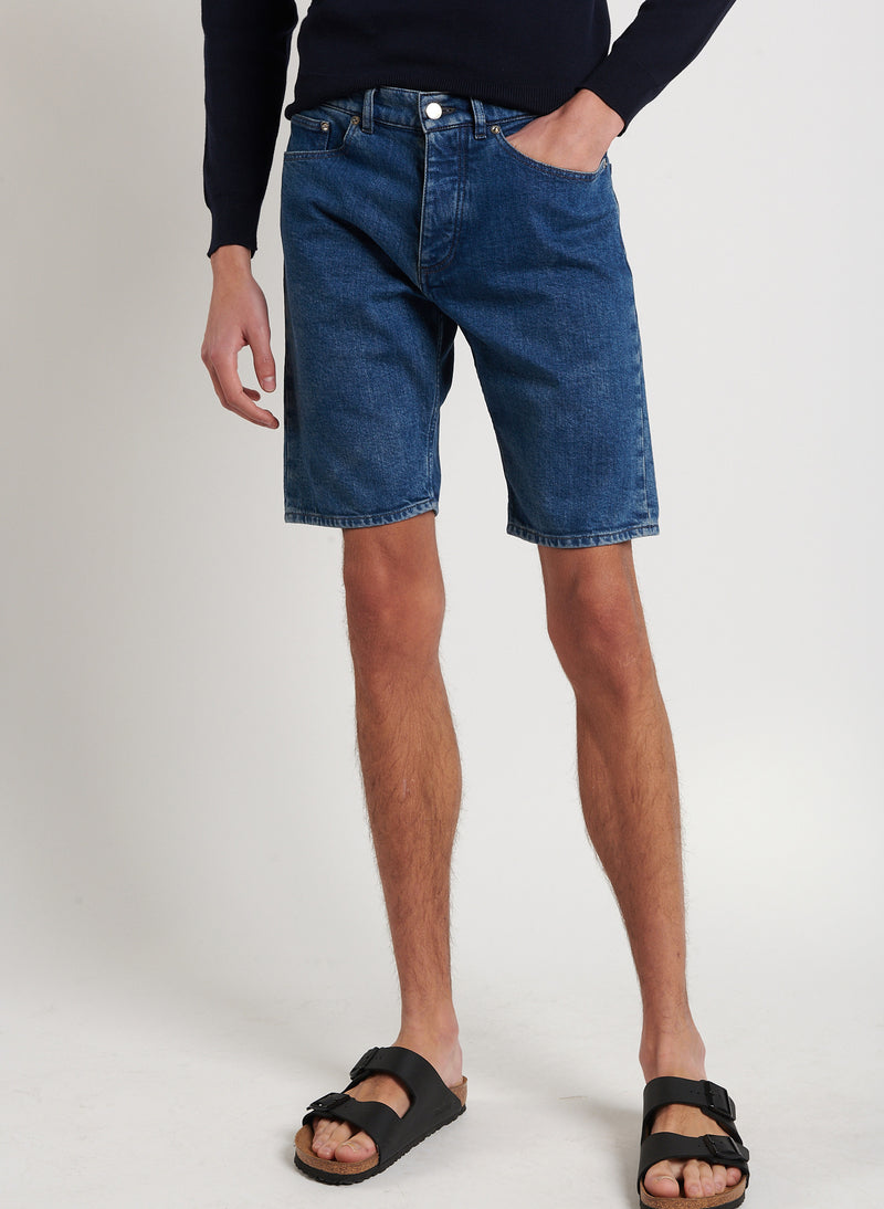 Maison Standards - Bermudas en Denim Eco-Wash - Denim - Raw Hombre