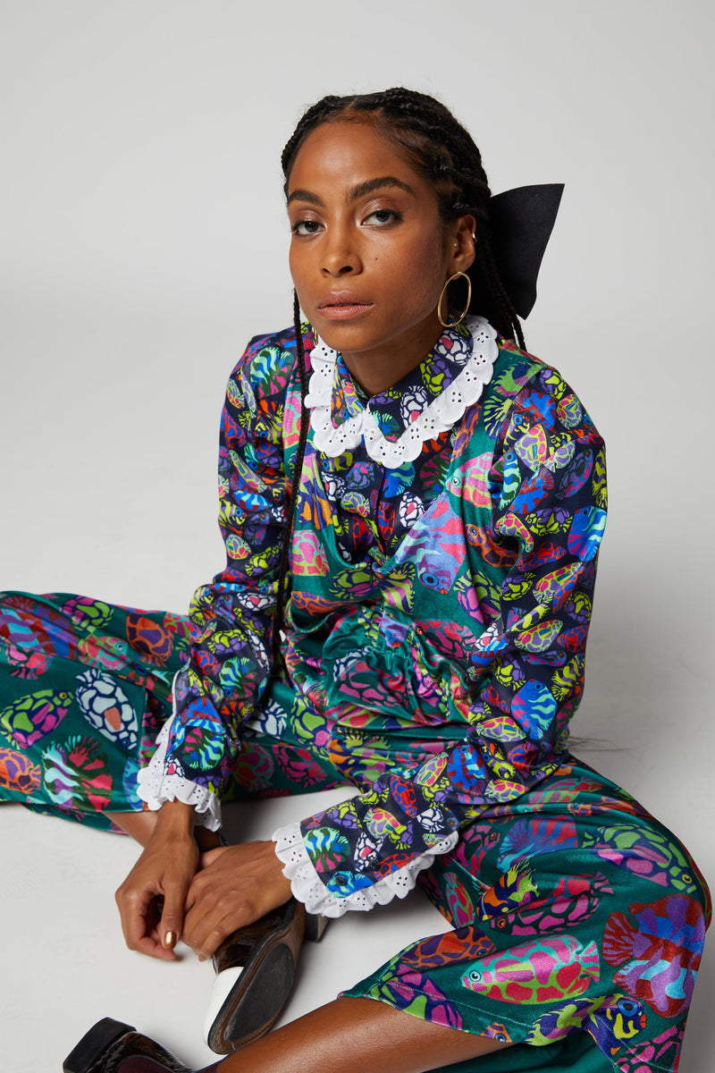 Combinaison Lottie - Poisson Vert