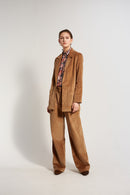 Blazer grande Sonny Crockett - Terciopelo caramelo