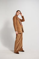 Blazer grande Sonny Crockett - Terciopelo caramelo