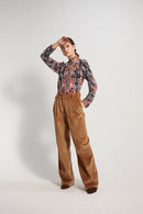 Pantalon Moor - Velours Caramel
