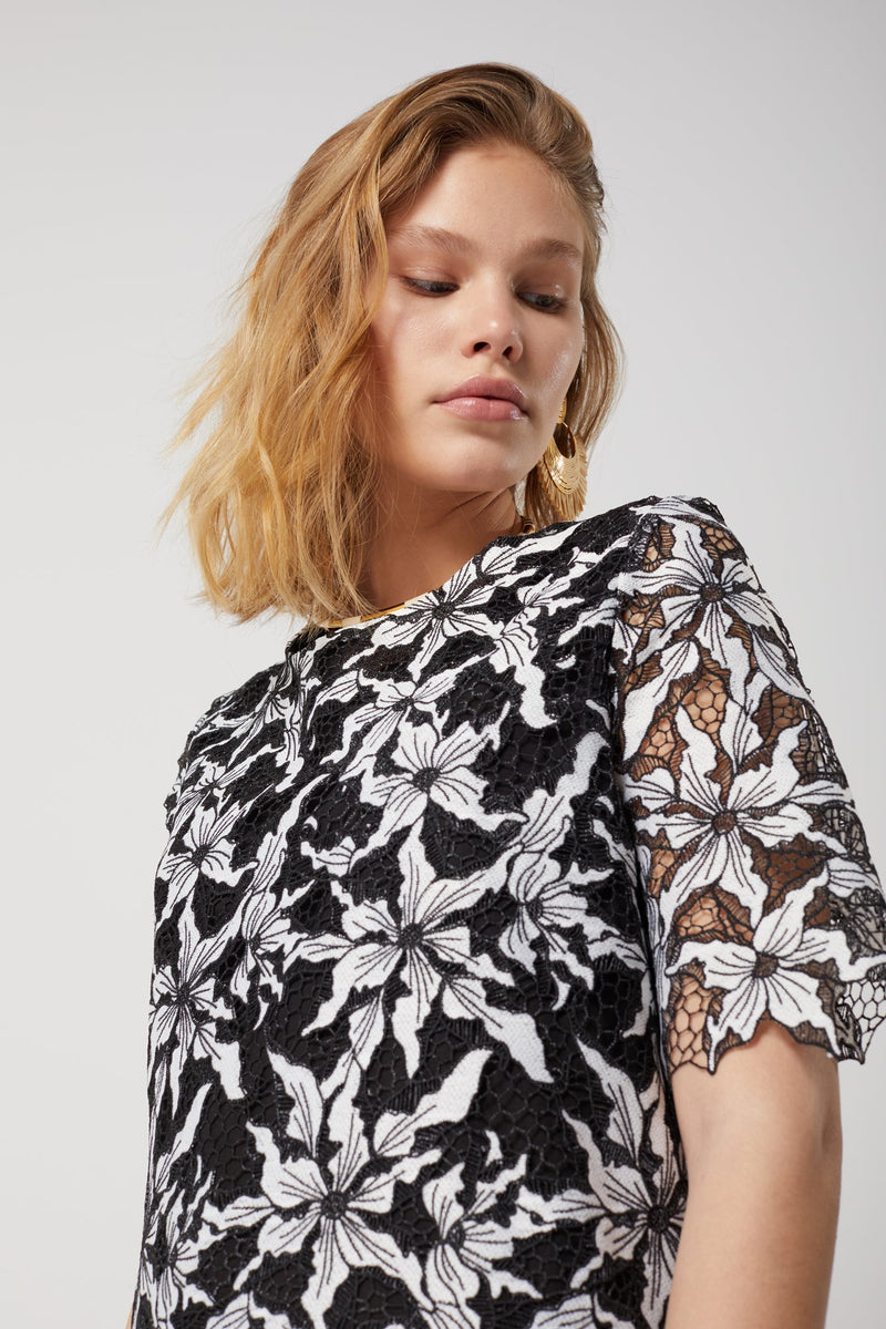 Robe Marshall En Dentelle Beluga