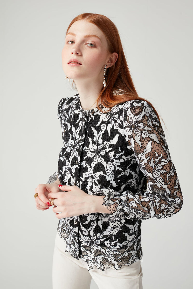 Chemise Joan En Dentelle Beluga