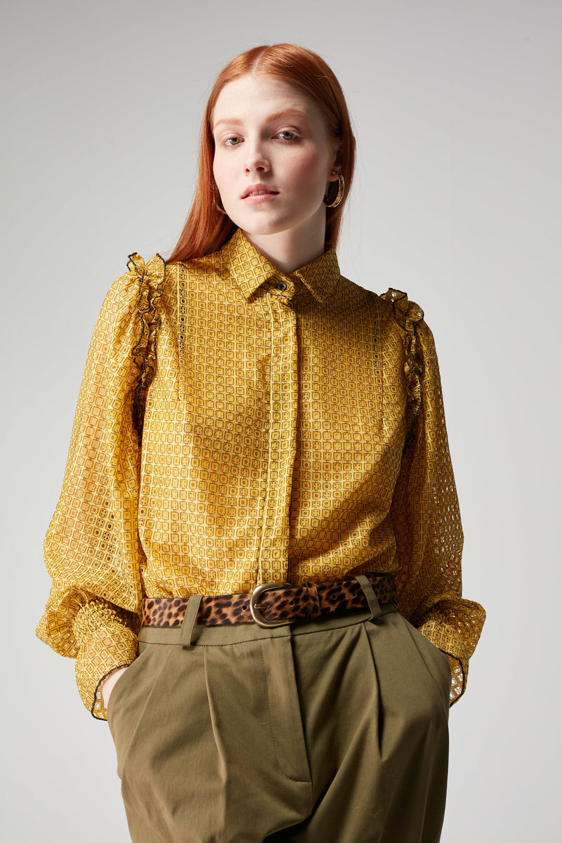 Imogen Honeycomb Lace Shirt