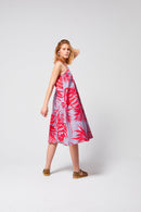Java Flamingo Print Dress