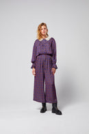 Chemise Trigalière Imprimé Messy Dots Bleu Marine