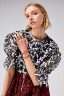 Beausserie shirt in Beluga lace | Heimstone