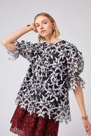 Beausserie shirt in Beluga lace | Heimstone