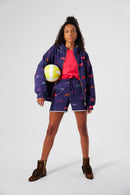 Bermuda Jen En Polaire Imprimé Tigre