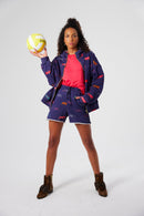 Bermuda Jen En Polaire Imprimé Tigre