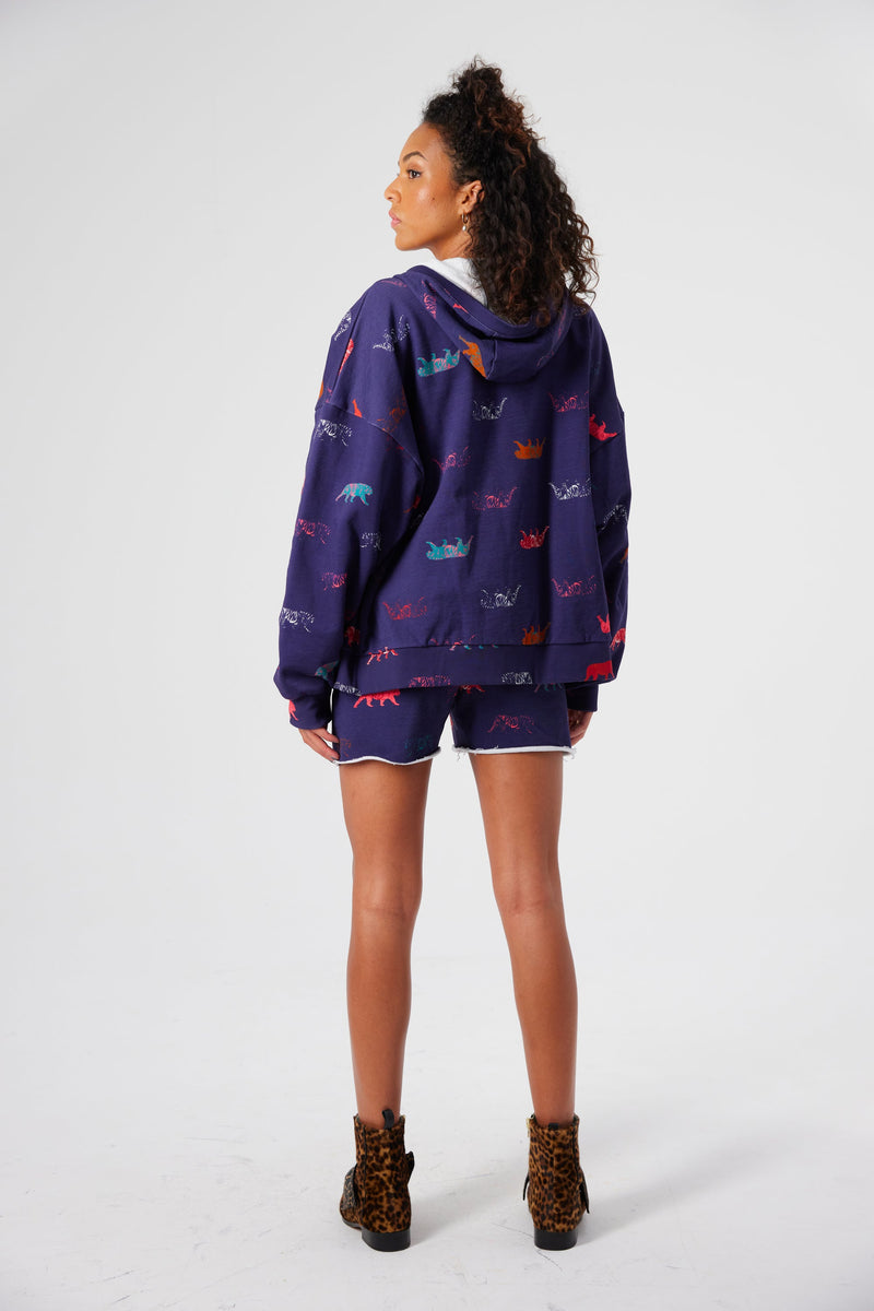 Sweat Jack En Polaire Imprimé Tigre