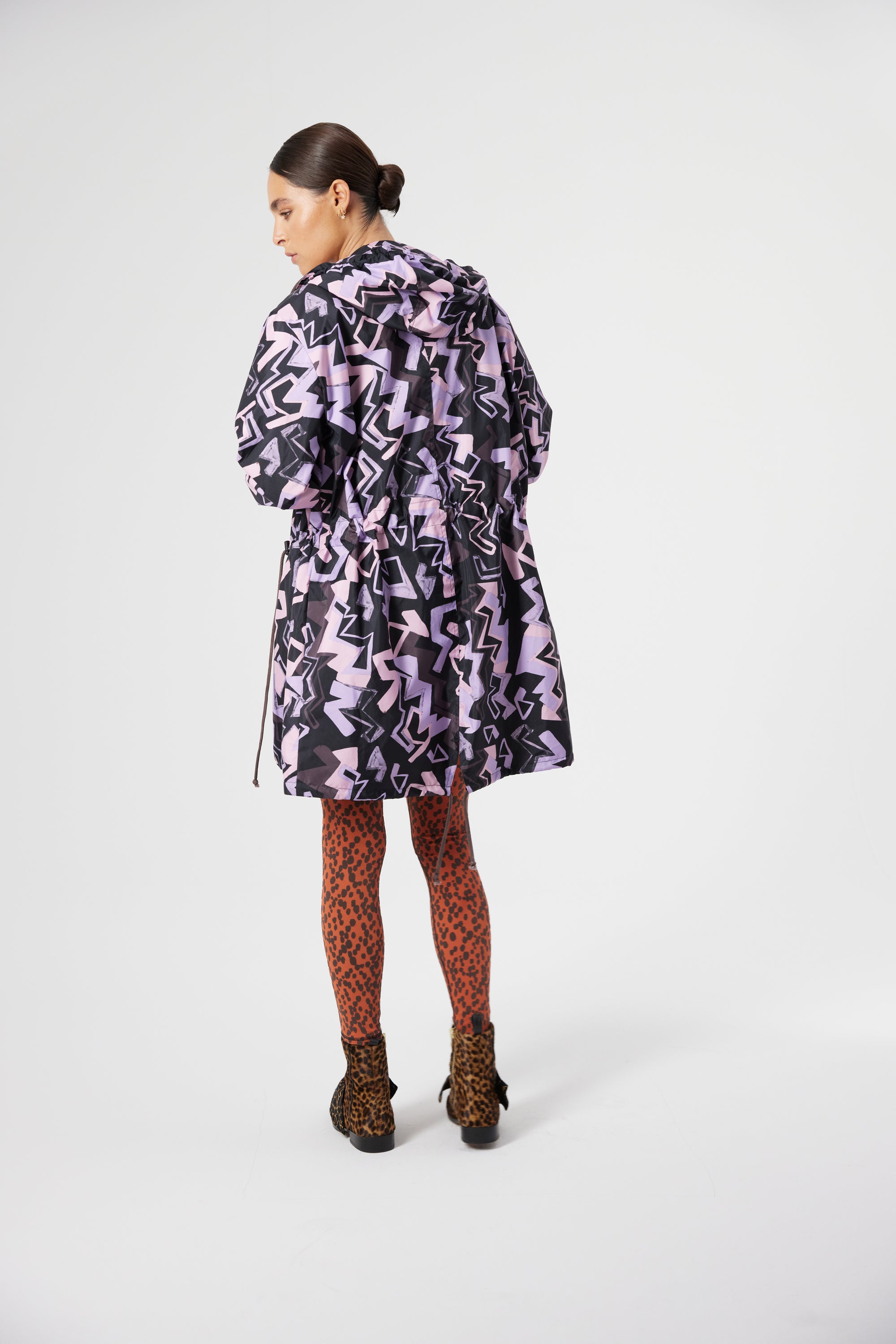 Onur Parka in Electric Print