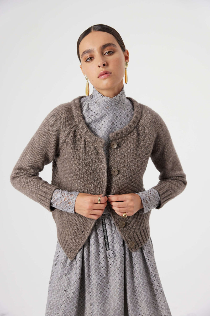 Bristol cardigan in Eiffel knit | Heimstone