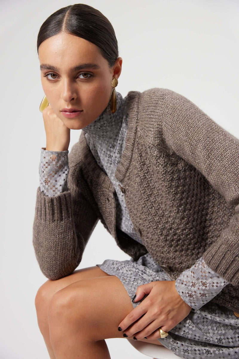 Bristol cardigan in Eiffel knit | Heimstone