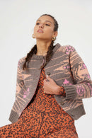 Bristol cardigan in Yellowstone knit | Heimstone