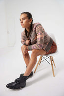 Bristol cardigan in Yellowstone knit | Heimstone