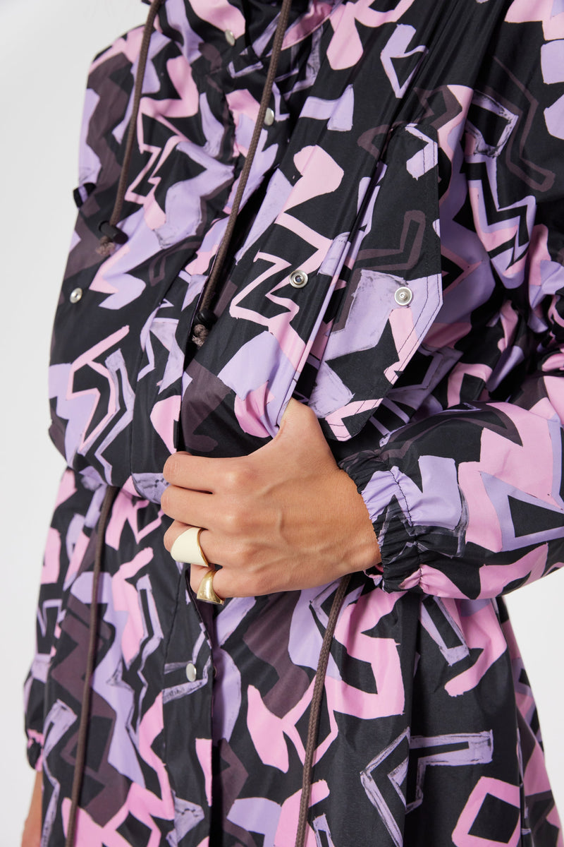 Parka Onur À Imprimé Electrique