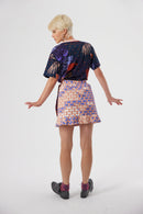 T-Shirt Dede À Imprimé Gorille Bleu