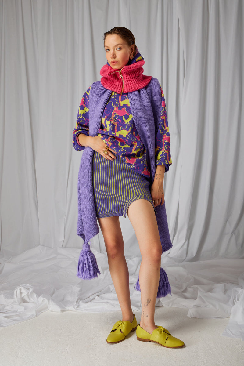 Gigi Kaleidoscope Knit Skirt