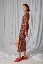 Robe Pete En Dentelle Brutaliste