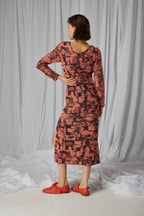 Robe Pete En Dentelle Brutaliste