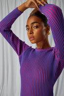 Robe Renard En Maille Kaléidoscope