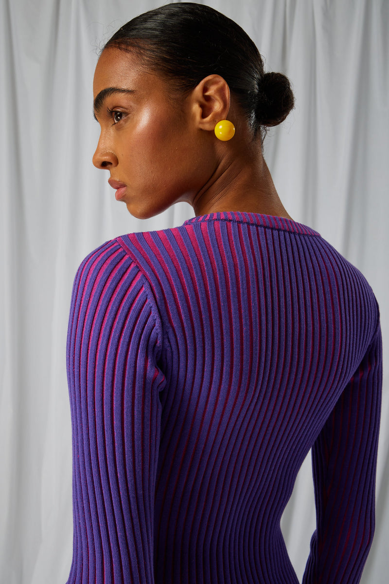 Robe Renard En Maille Kaléidoscope