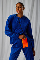 Pull Bobbi En Velours Côtelé Abysse