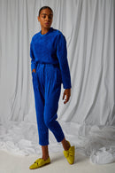 Pull Bobbi En Velours Côtelé Abysse